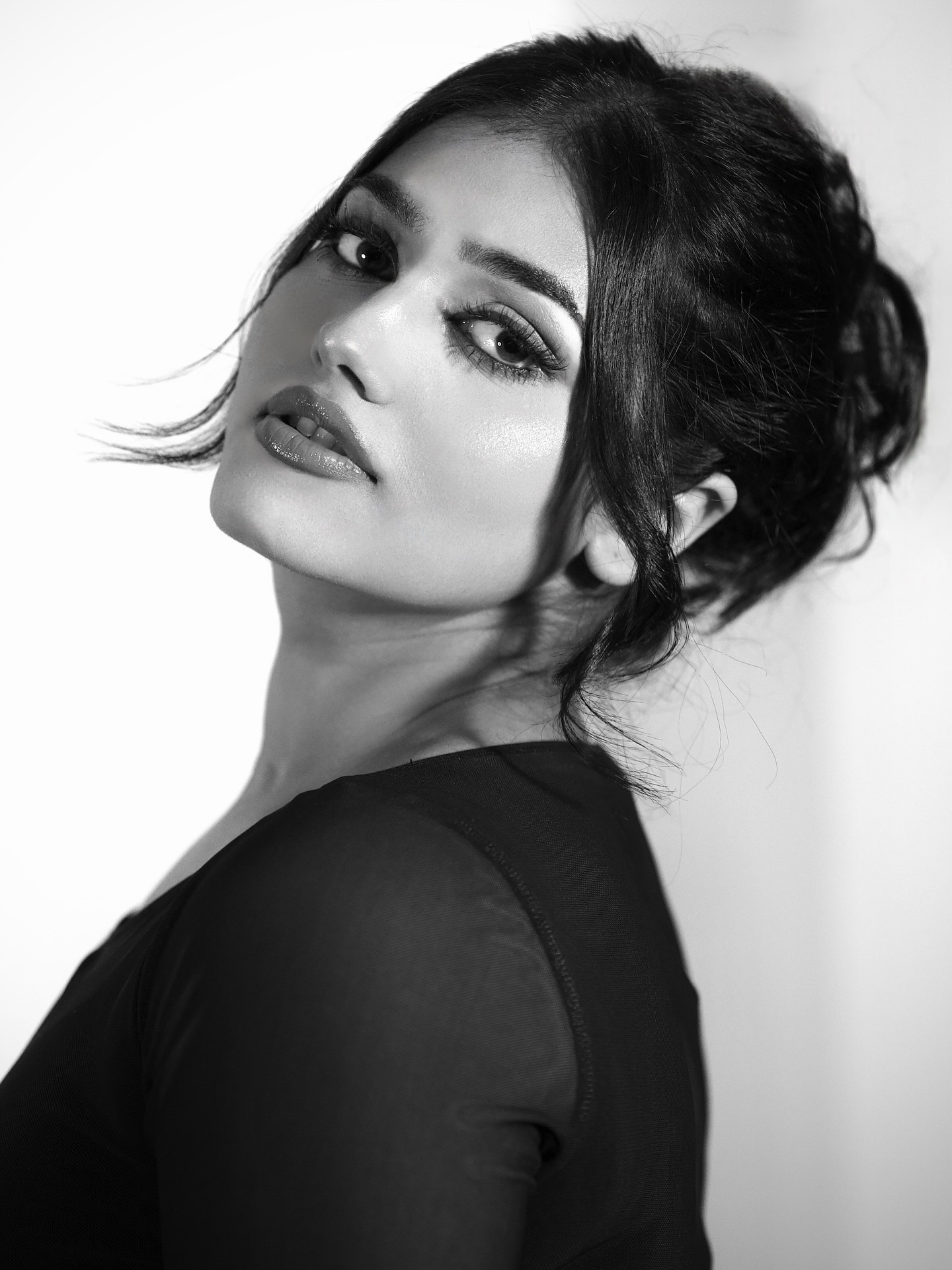 Glam makeup portrait